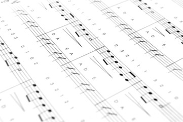 music notes