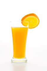 Orange juice glass