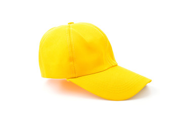 Baseball cap isolated white background