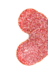 Slices of salami.