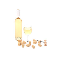 Gentle white wine composition.