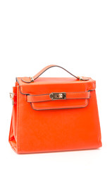 Handbag isolated white background