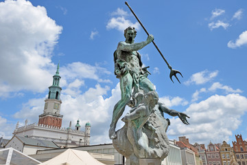 Fountain of Neptune -Poznan, Poland