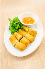 Fried spring rolls