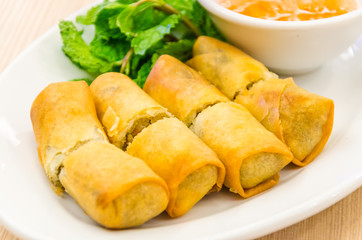 Fried spring rolls