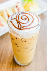 Iced mocha coffee