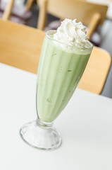Green tea frappe