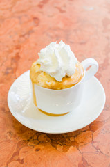 Coffee whipping cream