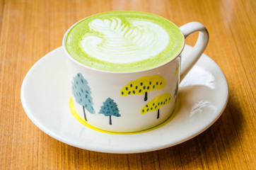 Green tea latte