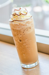 Mocha coffee frappe