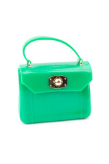 Handbag isolated white background