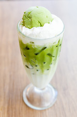 Iced green tea