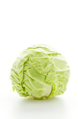 Cabbage isolated on white