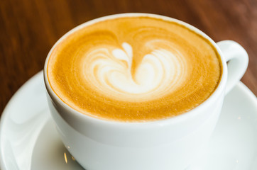 Latte coffee