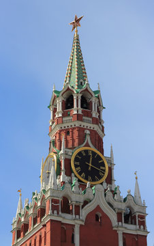 spasskaya tower of Kremlin