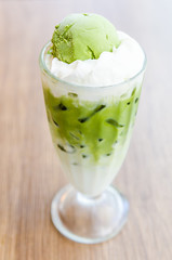 Iced green tea