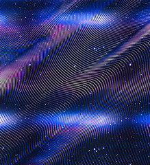 Iridescent waves in time and space