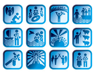 Icon christian bible