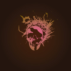 skull paint