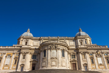 Fototapeta na wymiar Basilica di Santa Maria Maggiore in Rome Italy