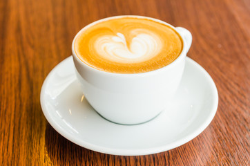Latte coffee