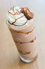 Chocolate smoothies