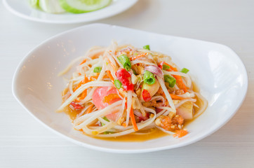 green papaya salad