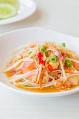 green papaya salad