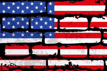 flaga usa wektor © Rzoog