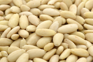 Shelled almonds kernel