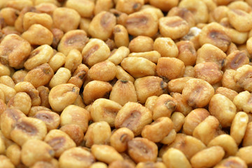 Fototapeta na wymiar Roasted corn nuts
