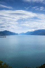 panoramic view of lake Garda