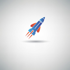 Rocket symbol,vector