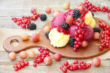 Früchte Sorbet