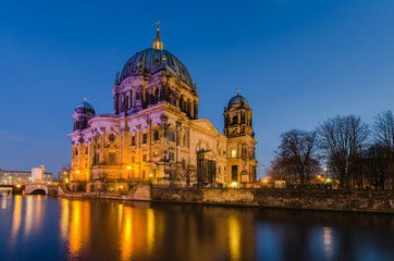 Berlin Cathedral (Berliner Dom) at twilight