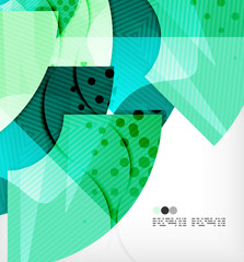 Modern futuristic techno abstract composition