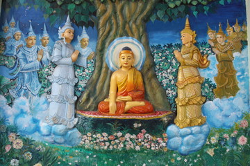 bouddha au nirvana