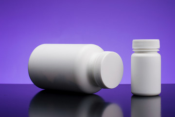 Supplements, medications or vitamin bottle