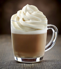 cup of coffee with milk