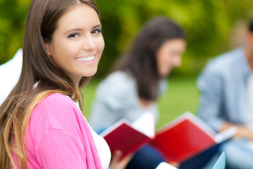 Fototapeta premium Students group