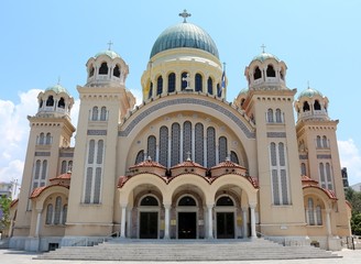 Fototapeta na wymiar Saint Andrew Basilica of Patras