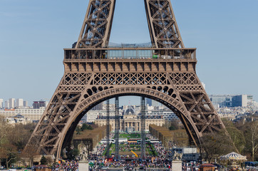 Eiffel Tower. Paris cityscape. France, Europe.