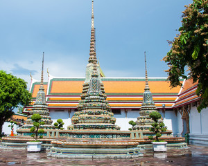 Wat Pho, the Temple of Reclining Buddha in Bangkok, Thailand
