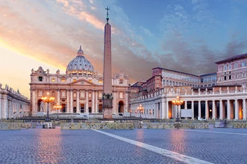 Deurstickers Vatican, Rome, St. Peter's Basilica © TTstudio