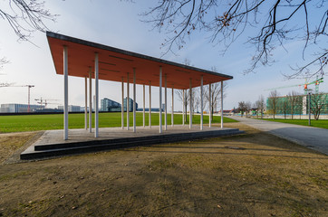 Fototapeta na wymiar modern pavilion