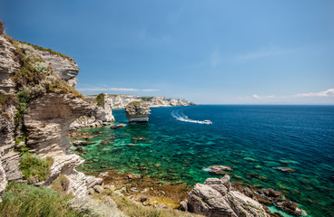 Fototapeta na wymiar Küste bei Bonifacio - Korsika