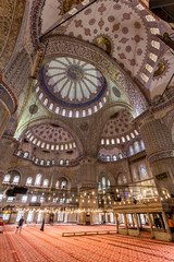 Fototapeta na wymiar In der blauen Moschee / Istanbul