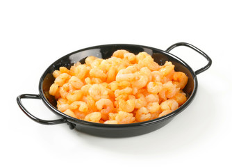 Pan fried shrimps