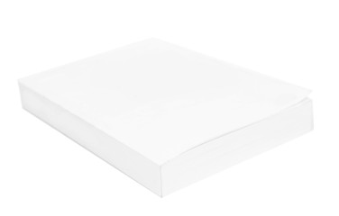 Blank book isolated on white