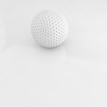 Golfball - 3d Render